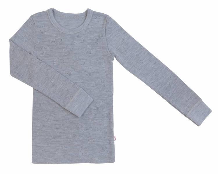 Image of Attelas Langarmshirt Platinum Grey Jungen Grau 86/92