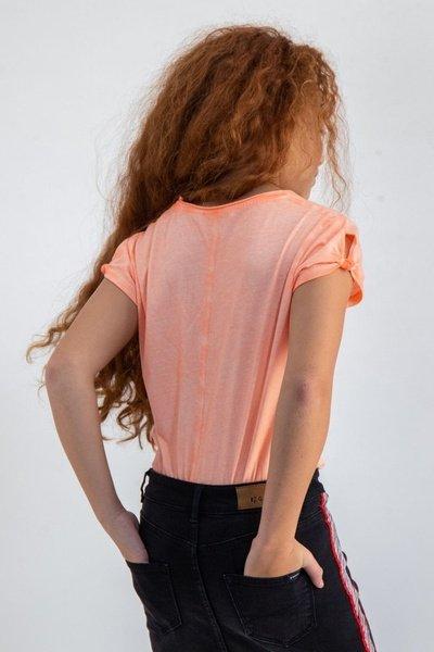 GARCIA  Mädchen T-Shirt Mit Aufdruck orange 