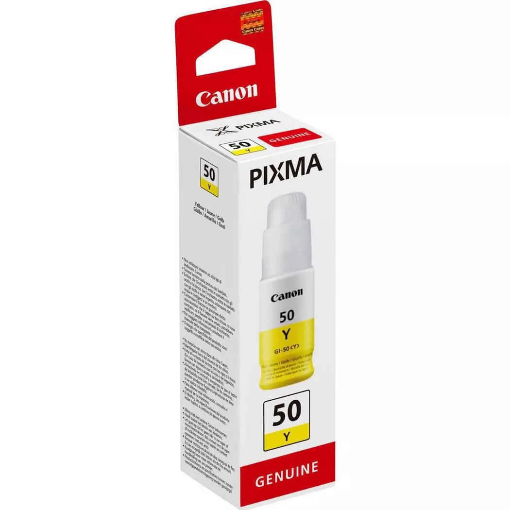 Canon GI-50 Y, haut rendement, bouteille d'encre, Jaune