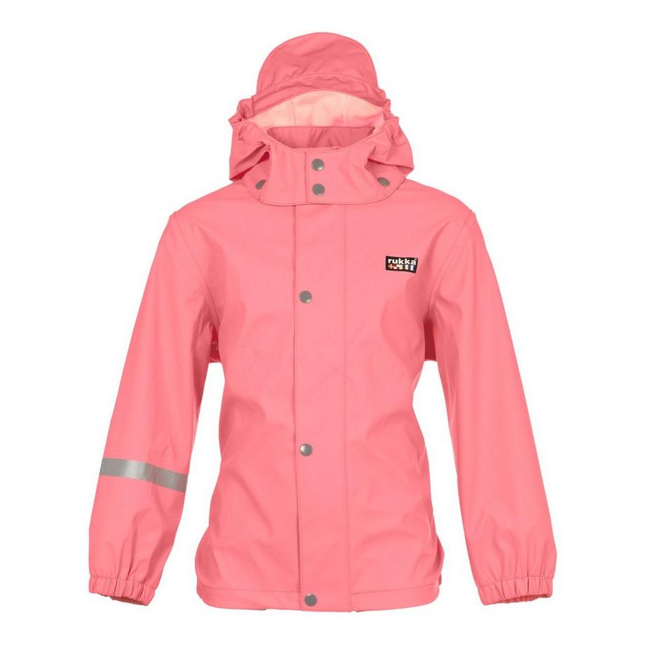 Rukka  Kinder Regenjacke Joshi neon salmon 