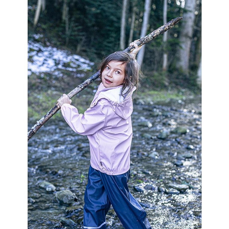 Rukka  Kinder Regenjacke Joshi neon salmon 