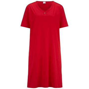 Chemise de nuit manches courtes, encolure en V