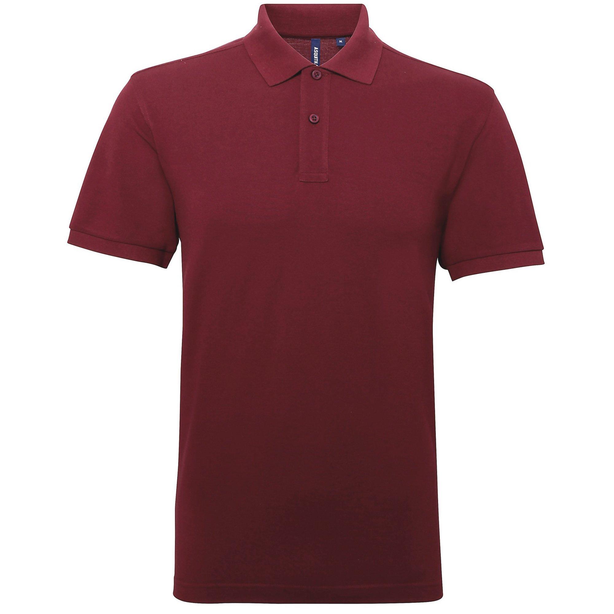 Image of Poloshirt Herren Weinrot S