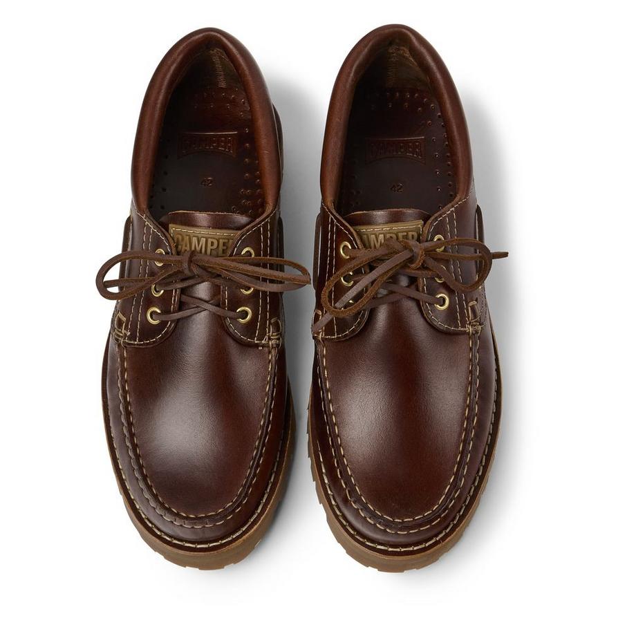 Camper Mocassini Nautico con Lacci  