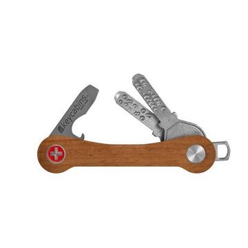 Porte-clés compact de bois S1 hêtre