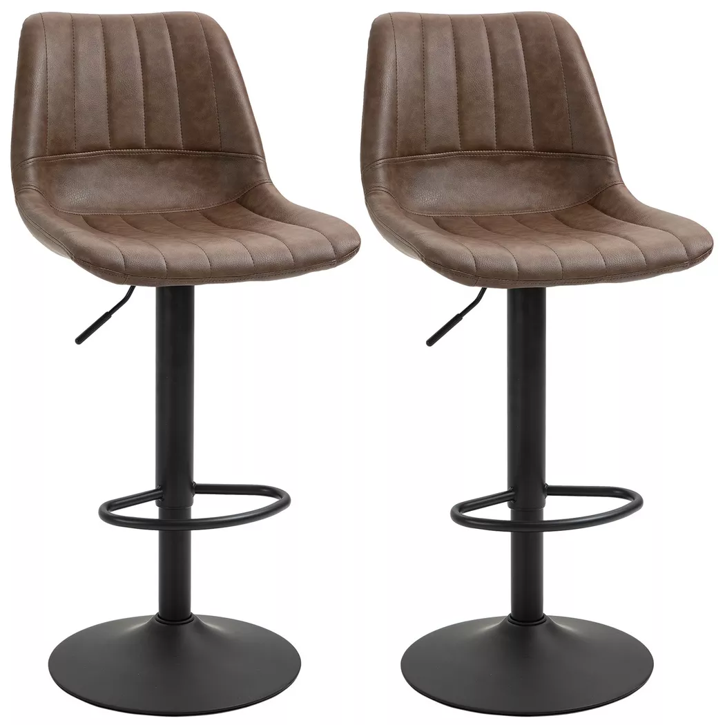 HOMCOM - Barhocker, One Size, Braun