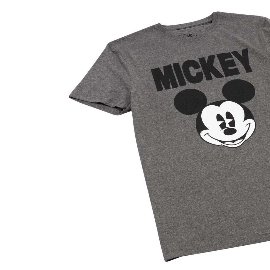 Disney Mickey Mouse Stampa Grafica T-Shirt Maniche Corte  