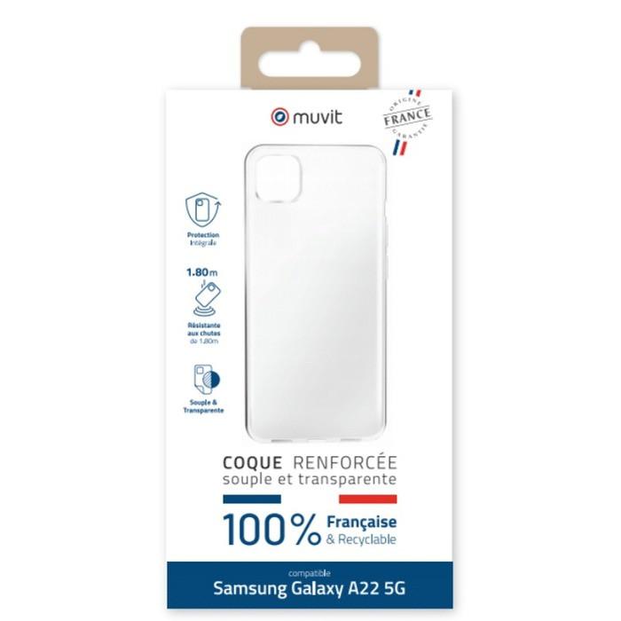 Muvit  Coque pour Galaxy A22 Antichoc 