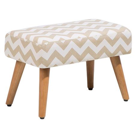 Beliani Hocker aus Baumwolle Modern TAKOMA  