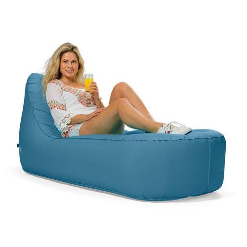 Image of Aufblasbare Lounge Liege – Per Knopfdruck Unisex Aquamarine 180cm