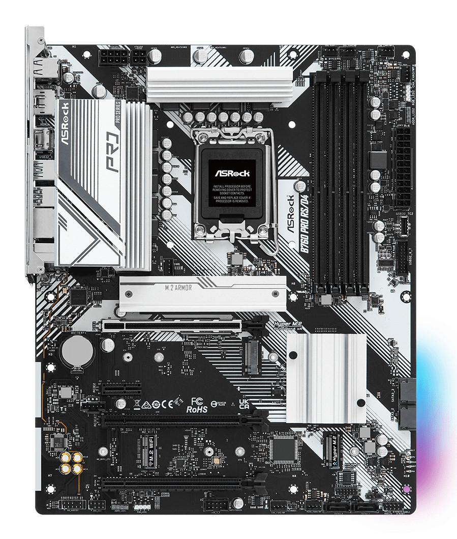 ASRock  B760 Pro RS/D4 Intel B760 LGA 1700 ATX 