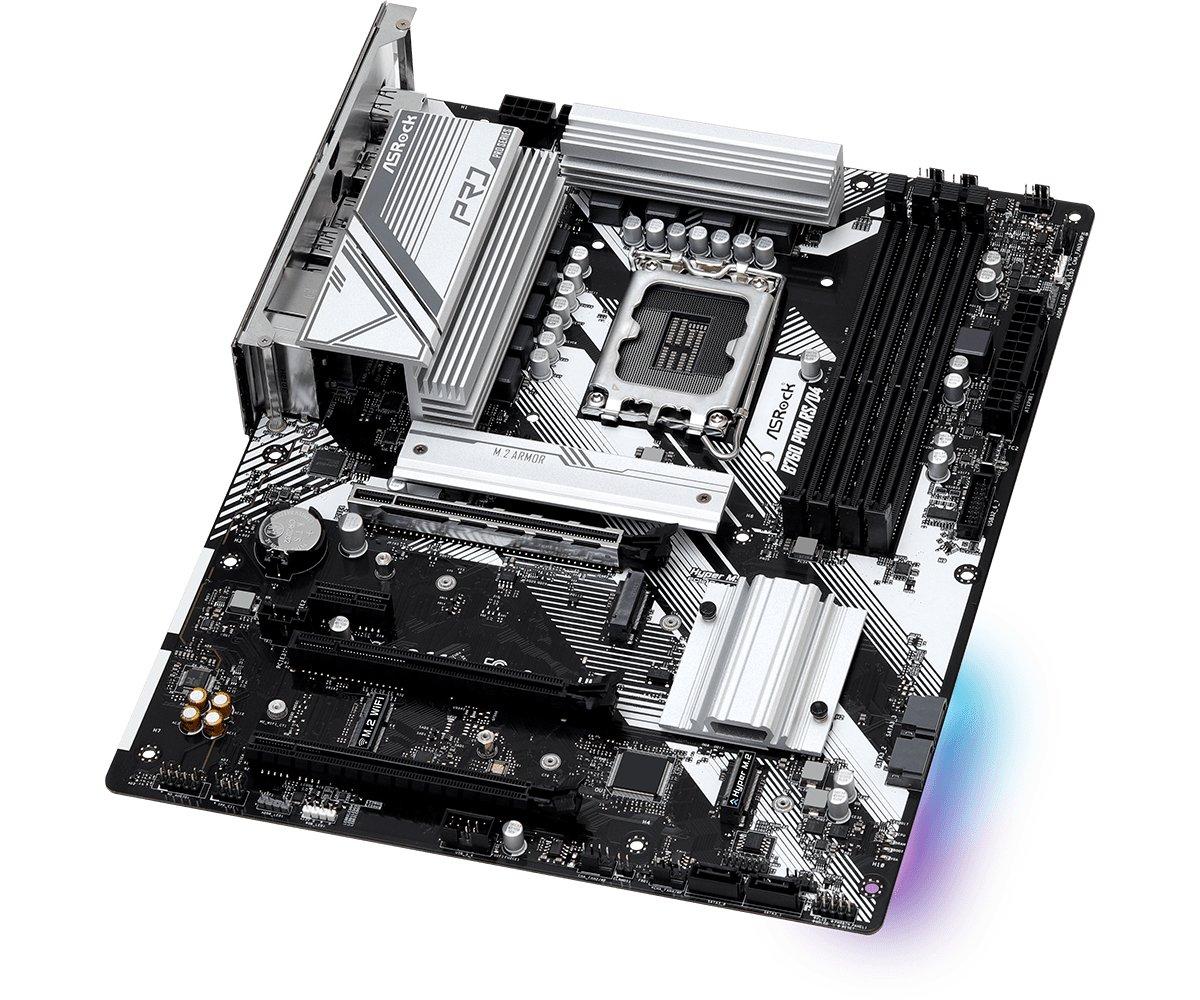 ASRock  B760 Pro RS/D4 Intel B760 LGA 1700 ATX 