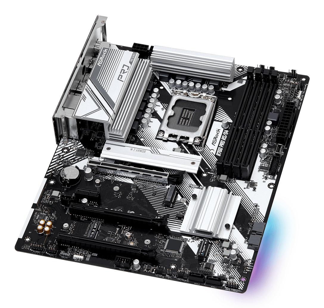ASRock  B760 Pro RS/D4 Intel B760 LGA 1700 ATX 
