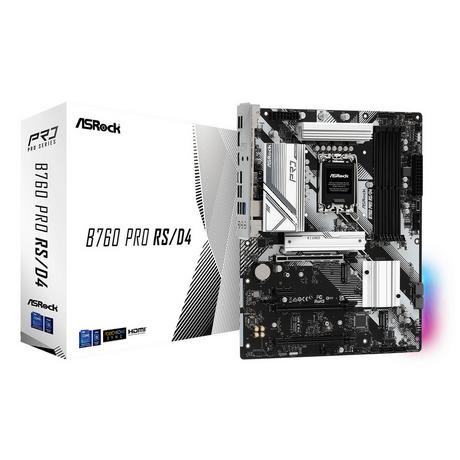ASRock  B760 Pro RS/D4 Intel B760 LGA 1700 ATX 