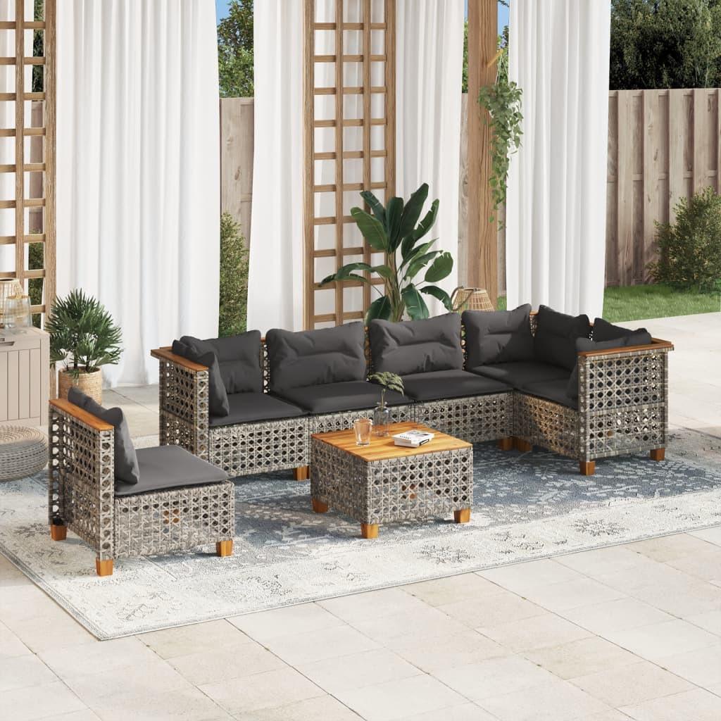 VidaXL Garten sofagarnitur poly-rattan  