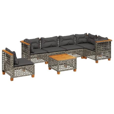 VidaXL Garten sofagarnitur poly-rattan  