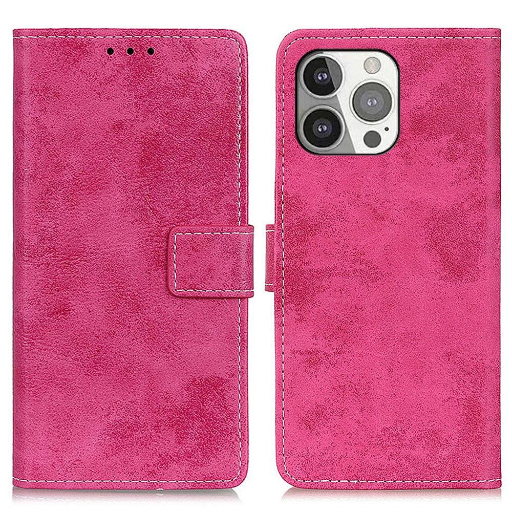 Cover-Discount  iPhone 13 Pro - Vintage Etui Wildleder Optik 