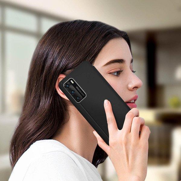 Avizar  Étui Huawei P40 Grande Fenêtre Noir 