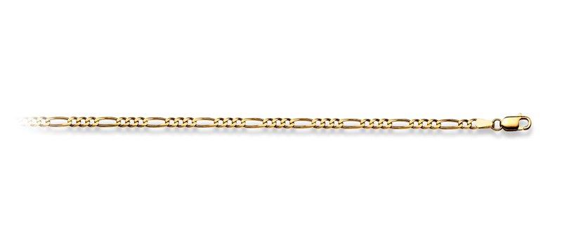 Image of Collier Figaro Gelbgold 750, 2.9mm, 55cm Damen Gelbgold 55 CM