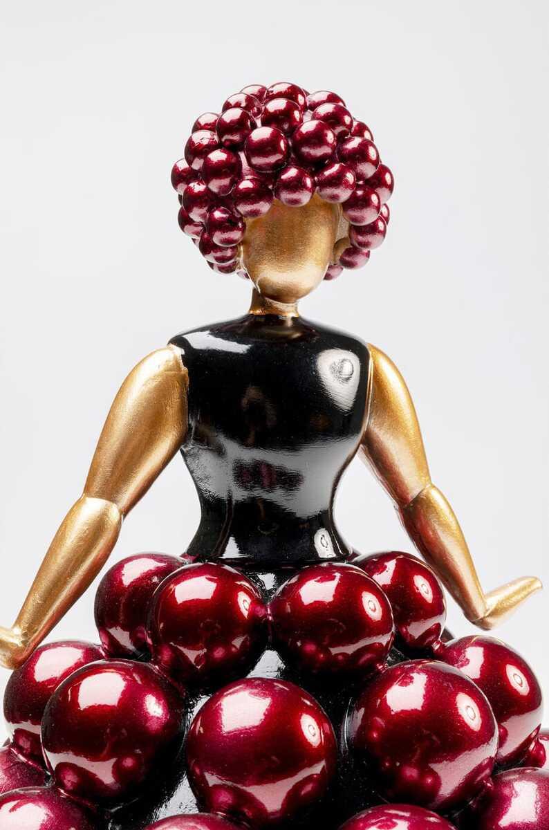 KARE Design Figurine déco prima ballerina pom violet 35  