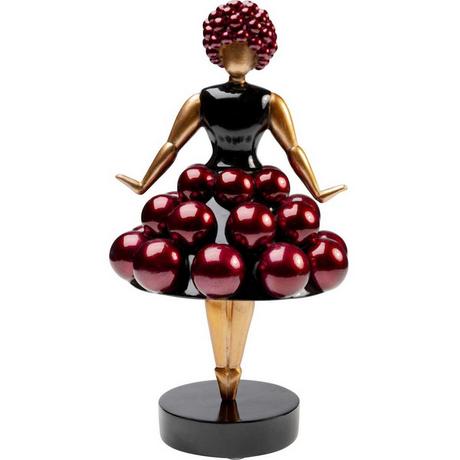 KARE Design Figurine déco prima ballerina pom violet 35  