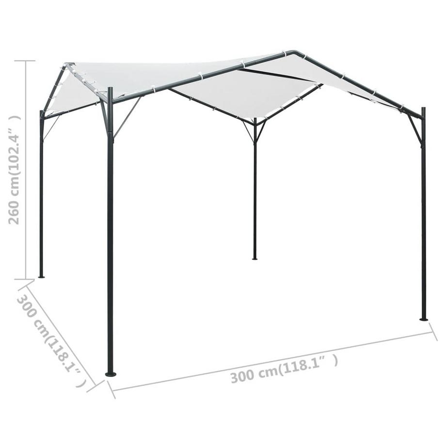 VidaXL Chapiteau tissu  