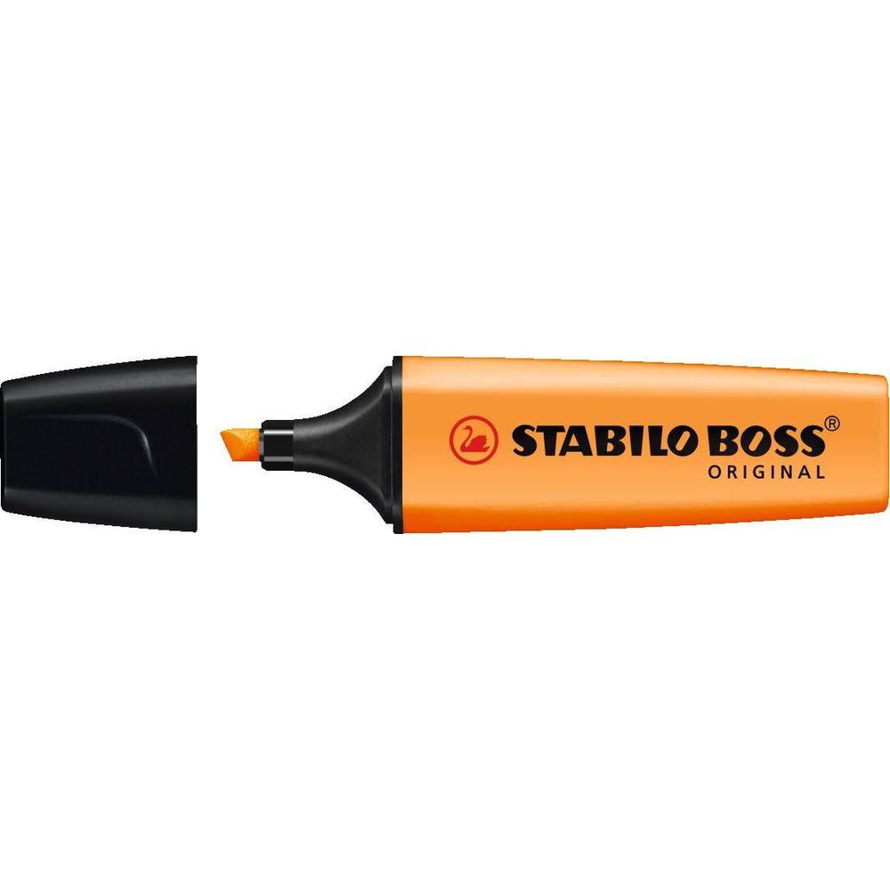 Image of Leuchtmarker Boss Original 10 Stück, Orange Orange