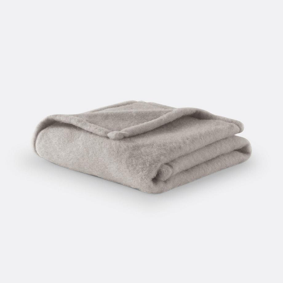 La Redoute Intérieurs Couverture en laine vierge Woolmark 350 gr/m²  