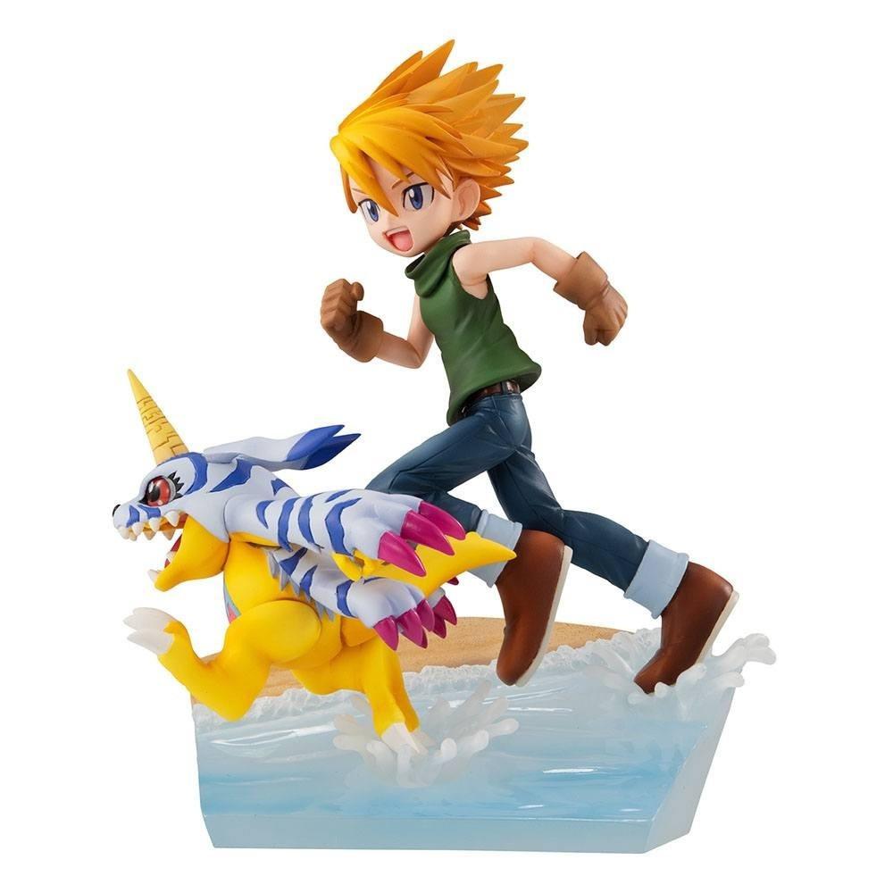 Megahouse  Static Figure - G.E.M - Digimon - Yamato Ishida & Gabumon 