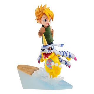 Megahouse  Statische Figur - G.E.M - Digimon - Yamato Ishida & Gabumon 