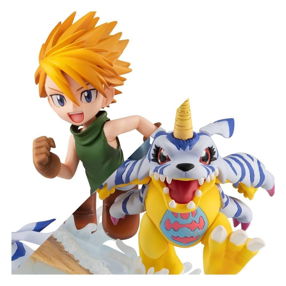 Megahouse  Static Figure - G.E.M - Digimon - Yamato Ishida & Gabumon 