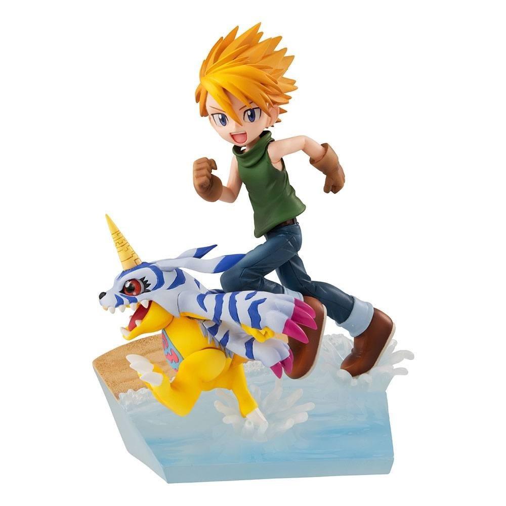 Megahouse  Statische Figur - G.E.M - Digimon - Yamato Ishida & Gabumon 