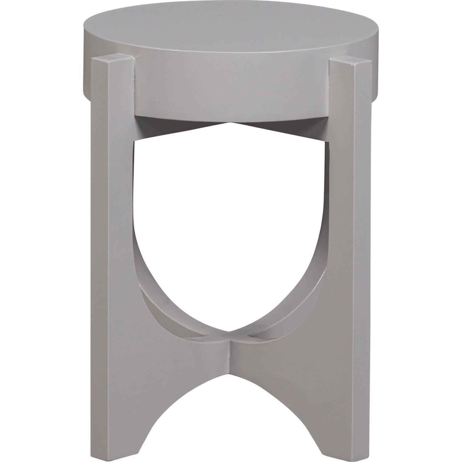 mutoni Table d'appoint Hold Up Mango gris clair 41  