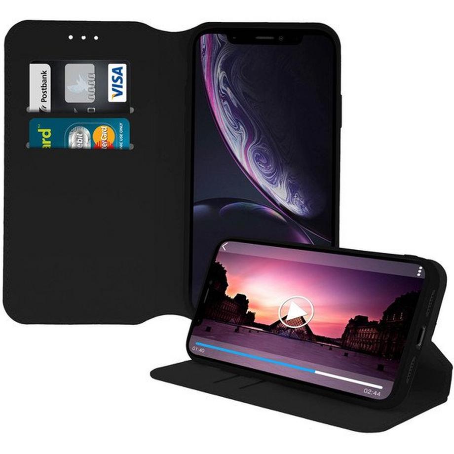 Avizar  Étui folio pour Apple iPhone XR - Noir 