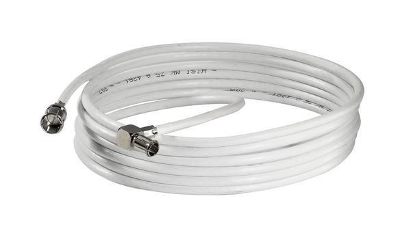 Wisi  Wisi DS 26 0501 câble coaxial 5 m F-Quick WICLIC Blanc 