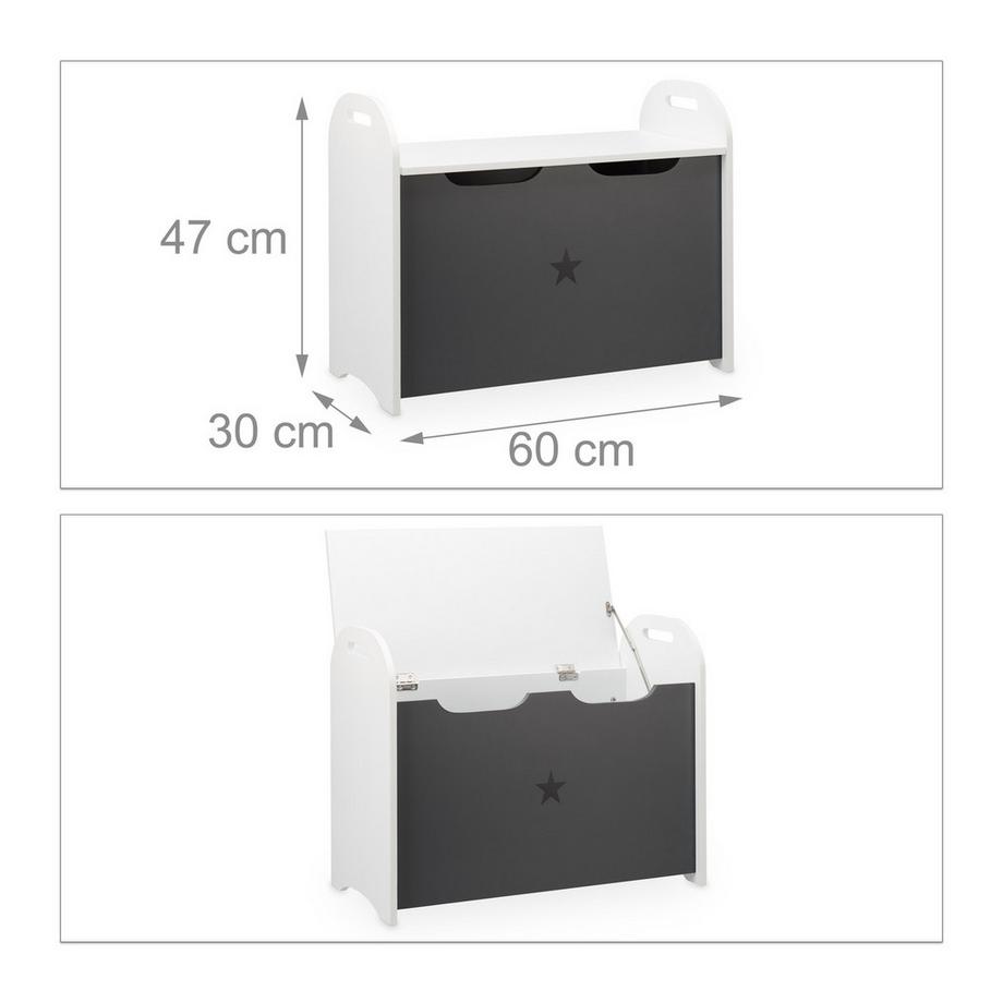 B2X  Coffre à jouets pour enfants 