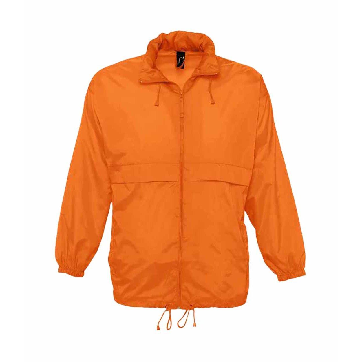 Image of Surf Windbreaker Jacke, Besonders Leicht Damen Orange S