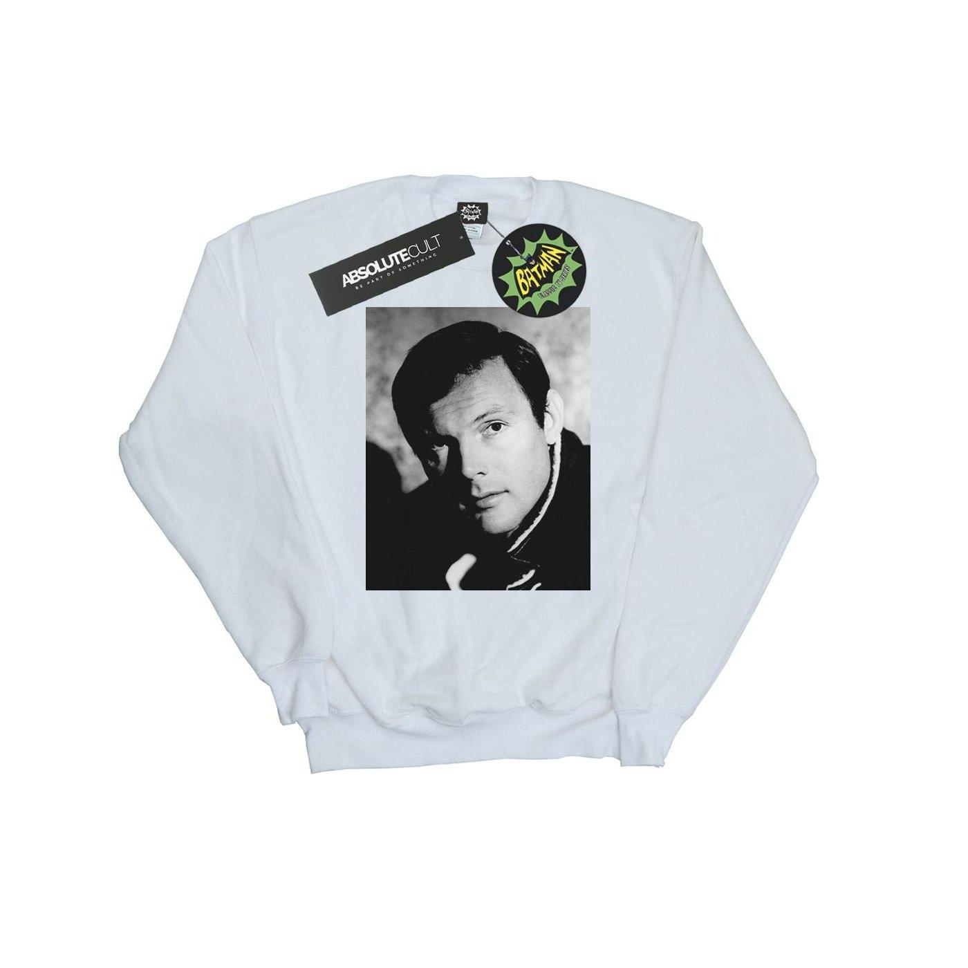 Image of Batman Tv Series Adam West Photograph Sweatshirt Mädchen Weiss 140/146