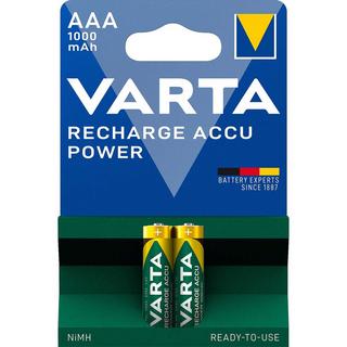 Nedis  Wiederaufladbarer Ni-MH-Akku AAA | 1,2 V DC | 1000 mAh | Vorgeladen | 2-Blisterkarte 