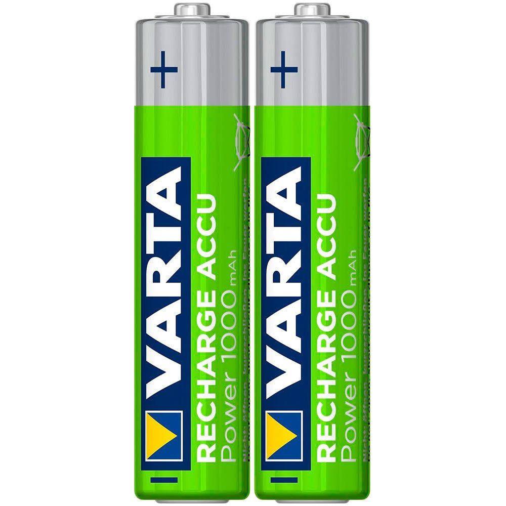 Nedis  Wiederaufladbarer Ni-MH-Akku AAA | 1,2 V DC | 1000 mAh | Vorgeladen | 2-Blisterkarte 