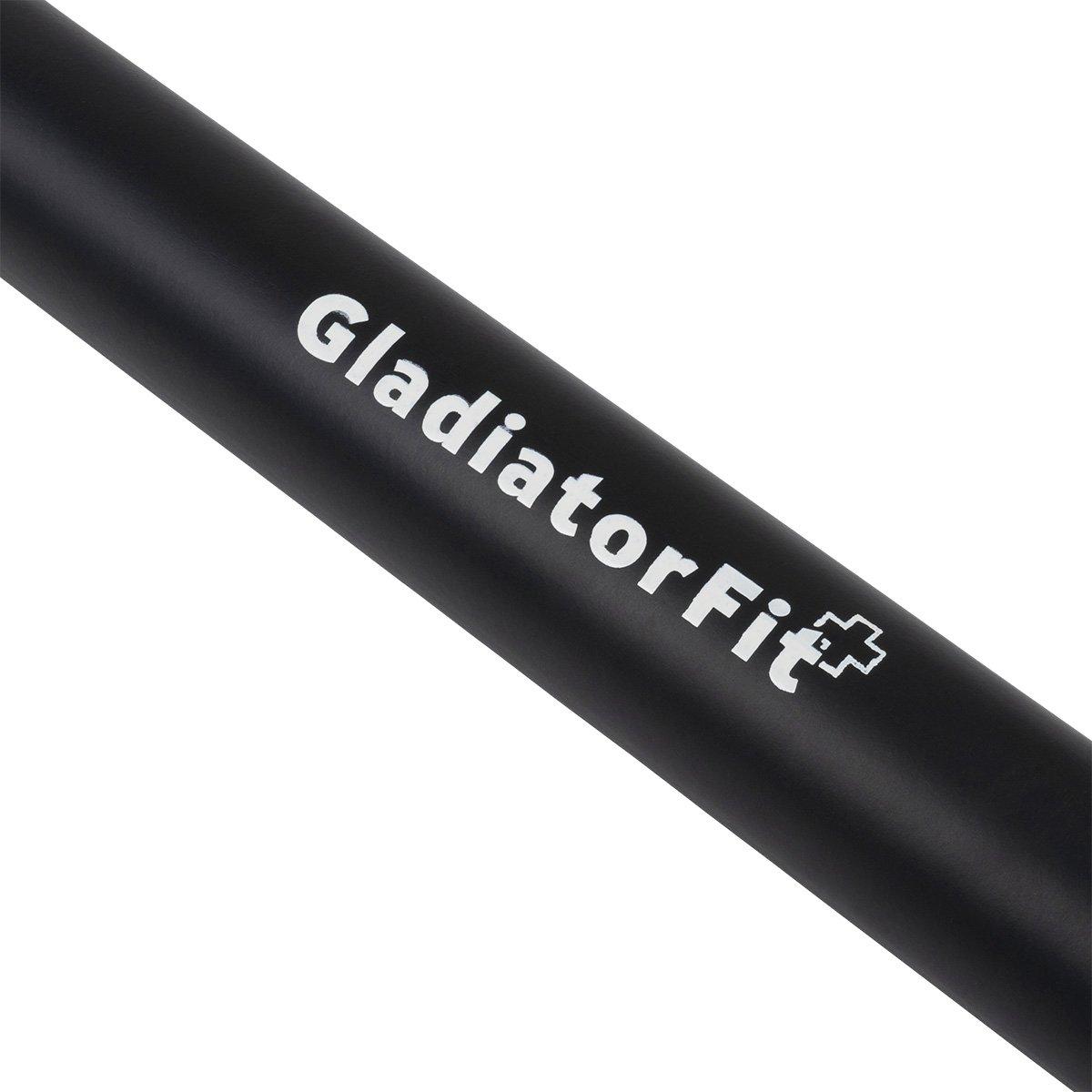 GladiatorFit  Barre lestée 125cm pour aérobic et fitness "Steel Weighted Bar" 