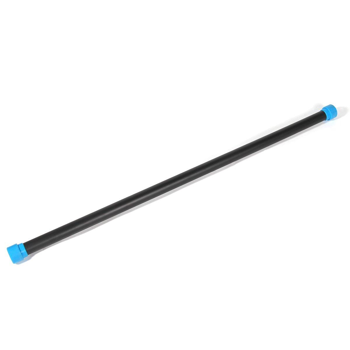 GladiatorFit  Barra pesata in acciaio da 125 cm per aerobica e fitness 