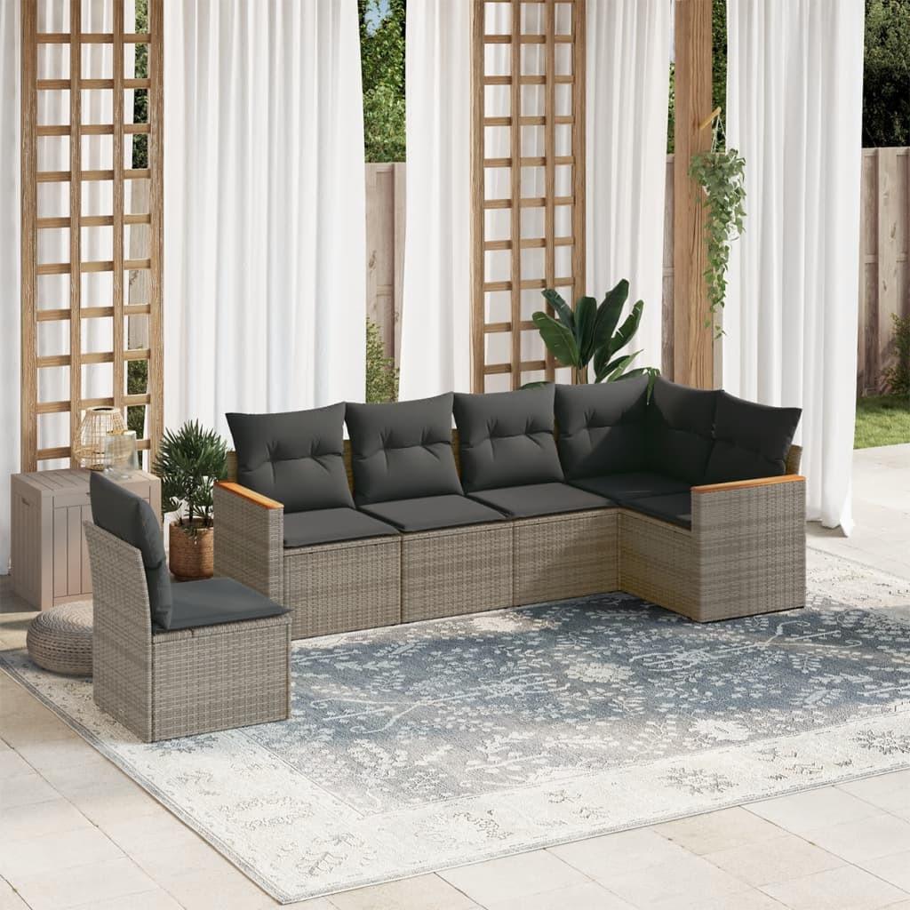 VidaXL Garten sofagarnitur poly-rattan  