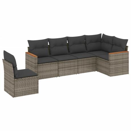 VidaXL Garten sofagarnitur poly-rattan  