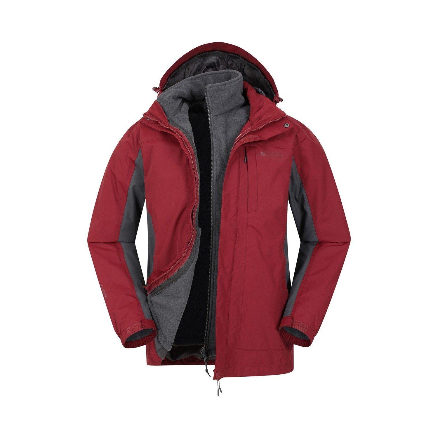 Image of Thunderstorm Jacke, Wasserfest 3 In 1 Herren Rot Bunt L