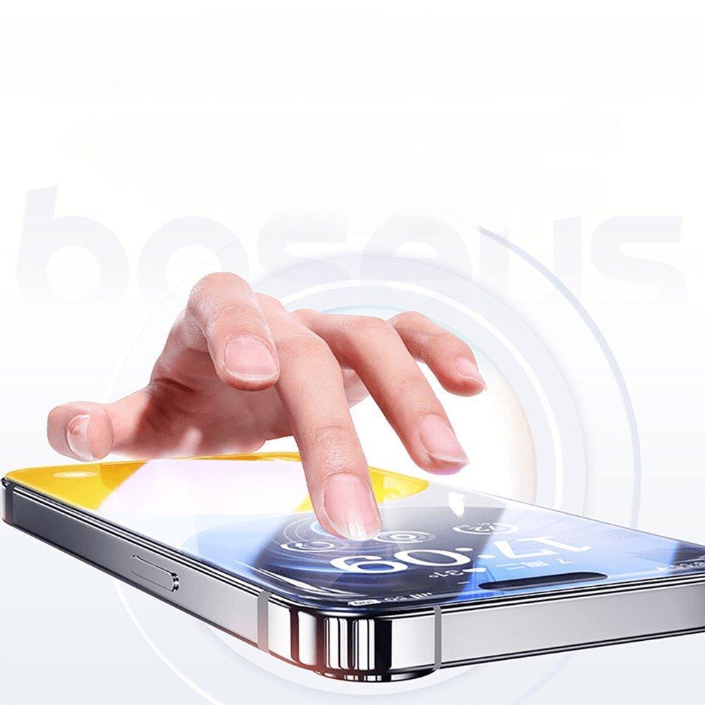 Baseus  iPhone 15 Pro - BASEUS Diamond Tempered Glass 