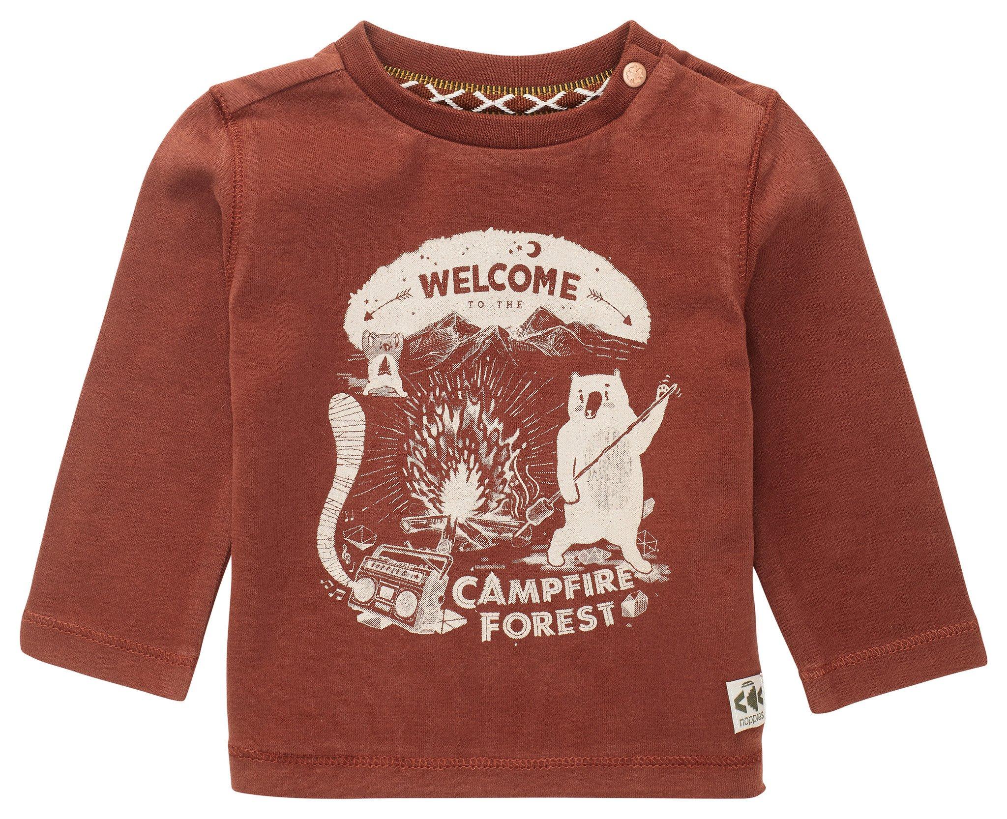 Image of Baby Langarmshirt Redang Unisex Braun 56