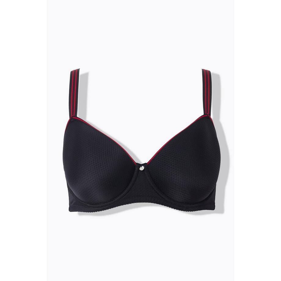 Ulla Popken Soutien-gorge à armatures Jacquard Motif Bonnets Spacer  