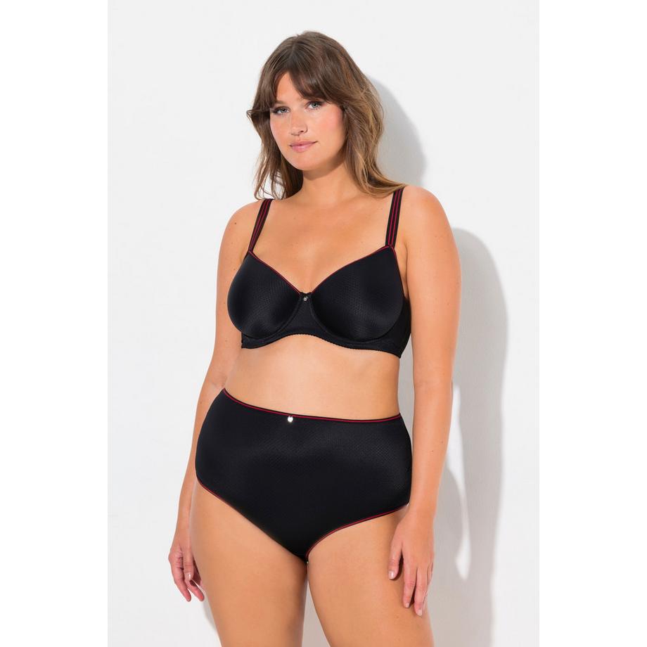 Ulla Popken Soutien-gorge à armatures Jacquard Motif Bonnets Spacer  