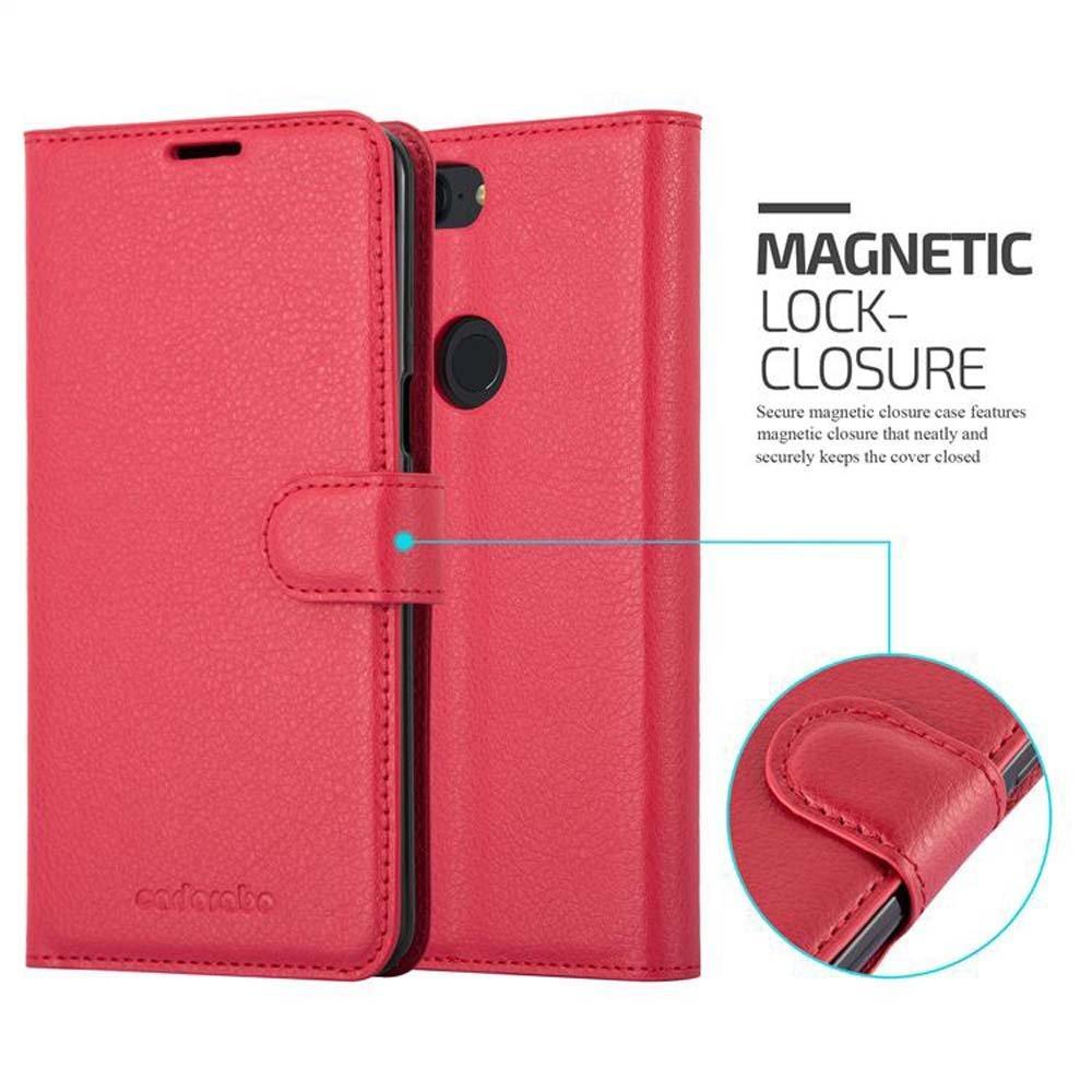 Cadorabo  Housse compatible avec OnePlus 5T - Coque de protection avec fermeture magnétique, fonction de support et compartiment pour carte 